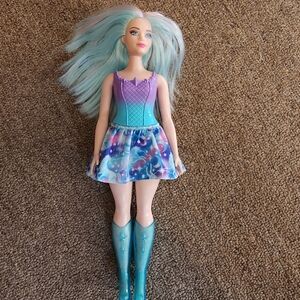 🎉5/$10 Barbie Colorful Doll with Blue and Purple Outfit